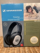 New Open Box SENNHEISER Headphones HD 201 Over The Ear 3.5mm Jack