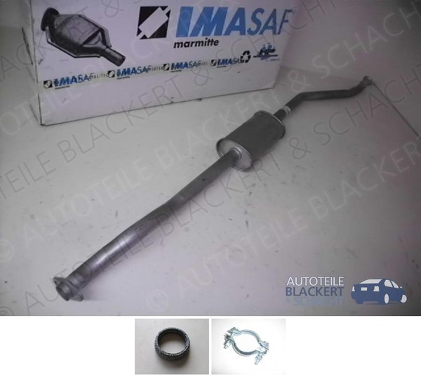 Imasaf Auspuff Mitteltopf, Msd FüR Citroen Ax-image