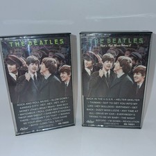THE BEATLES Vintage Cassette Tape Lot Rock 'N' Roll Music Vol 1 and 2 VG