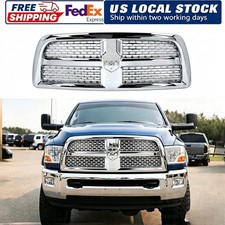 Chrome Front Grille For 2010-2018 Dodge Ram 2500 3500 Replacement Upper Grill Chrome Front Grille For 2010-2018 Dodge Ram 2500 3500 Replacement Upper Grill