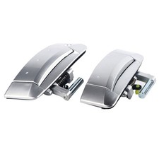 Car Door Handle Aluminum Alloy Pair Of Left  Right Outside Outer Exterior YDQA