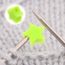 10pcs Knitting Needle Stoppers: Silicone Point Protectors Stitch Stoppers for