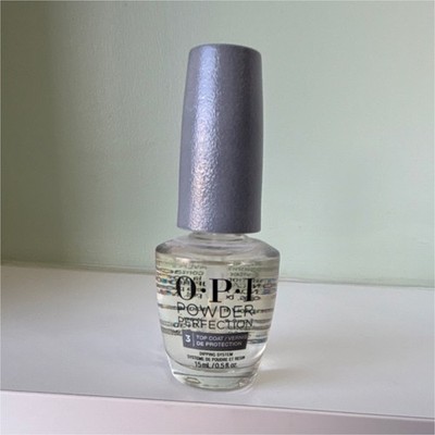 OPI Powder Perfection Dipping Liquid Clear Shiny Top Coat 15 ml / 0.5 fl oz