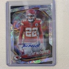 Panini 2025 Prizm Trent McDuffie #177 Choice Prizm Autographs /50 Chiefs