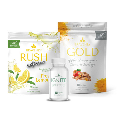 NEW Bravenly Global Accelerate Trio with fresh lemonade extreme exp2028