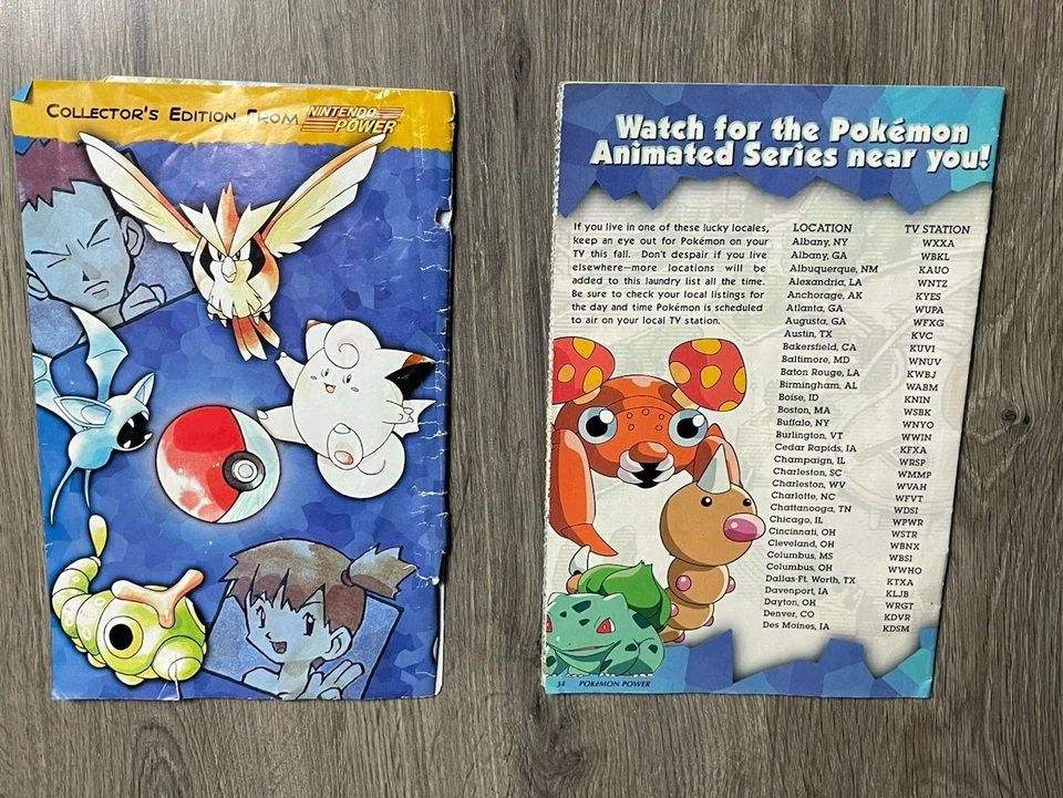 Pokemon Power Magazine 1st Issue - Nintendo Power 1998 - TORN ***READ - Image 2 of 2