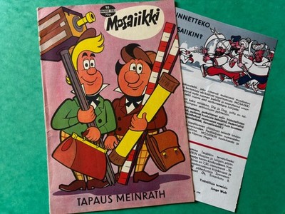 Mosaiikki 10/63 Export Finnisch Mosaik 83 Kiosk-Variante mit Faksimile Beilage