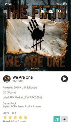 The Firth ~ We Are One Remastered AOR CD 2025 Melodic Rock Heavy Metal Skid Row