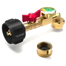 Propane Refill Adapter for 1 LB. Tanks, Propane Adapter 20lb to 1lb Converter...