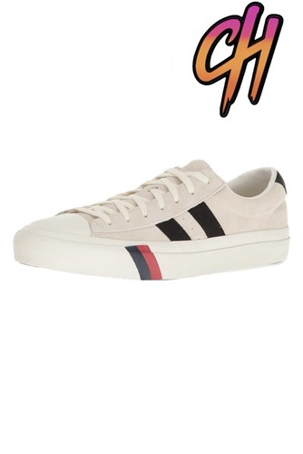 Pro-Keds Royal Plus Schnürschuhe Wildleder Creme Sneaker