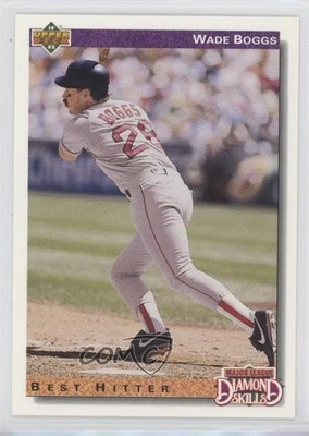 1992 Upper Deck Diamond Skills Factory Set Gold Hologram Wade Boggs HOF 0l8p
