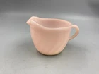 Vintage 1950's Fire King Pink Swirl Creamer