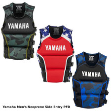 YAMAHA Neoprene Side-Entry PFD Life Vest Jacket BLACK RED BLUE Blaster MAR-25VSE