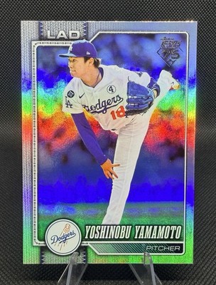 2026 Topps Series 1 Yoshinobu Yamamoto #90 Rainbow Foil Dodgers | eBay