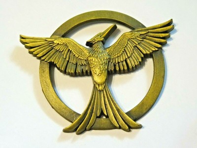 Broche Officielle The Hunger Games - Le Geai Moqueur En Métal Or Antique, Réplique Exacte De Celle De Katniss