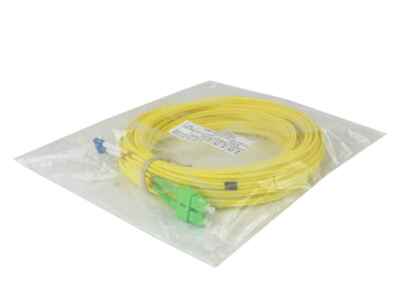 Patchcord Fiber Optic LC/UPC SC/APC SM G657A1 DX 3.0mm LSZH L 15m Neu / New