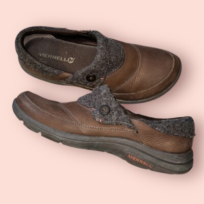 Merrell Dassie Fold Slip On Shoe loafer Bracken women's size (fits