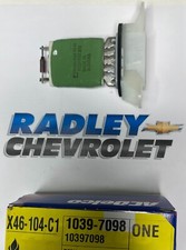 NEW GM OEM BLOWER MOTOR- RESISTOR- GENERAL MOTORS GMC 10397098