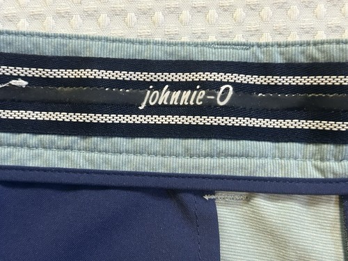Johnnie-O Mens - Size 32 - Teal 9" Golf Chino Casual Shorts - Pockets - Stretch - Picture 15 of 16