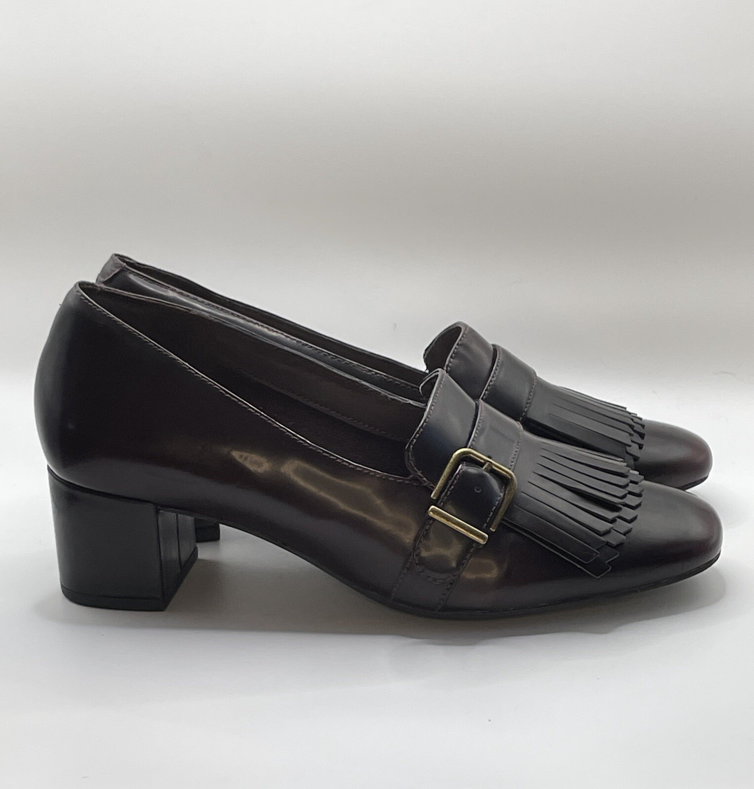 Chaussures Clarks Artisan - Taille 7 US Femme - Cuir Daim Gris/marron, Semelle Plate, Rembourrage Confort