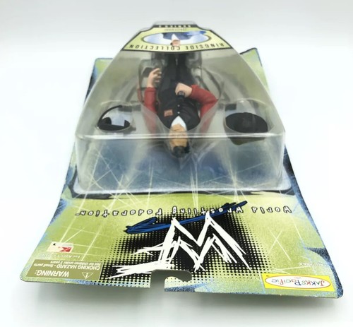 WWF Jim Ross Ringside Collection Serie 2 con microfono, auricolare e cappello - Nuovo con scatola! - Foto 5 di 8