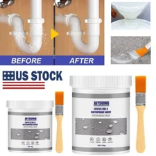 2Pcs Waterproof Insulating Sealant Bonding Sealant Invisible Anti-Leakage Agent