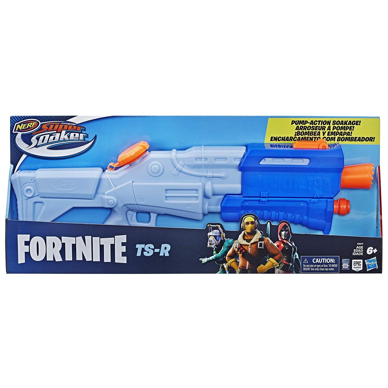 Pistola de agua Nerf Super Soaker Fortnite TS-R TOTALMENTE NUEVA