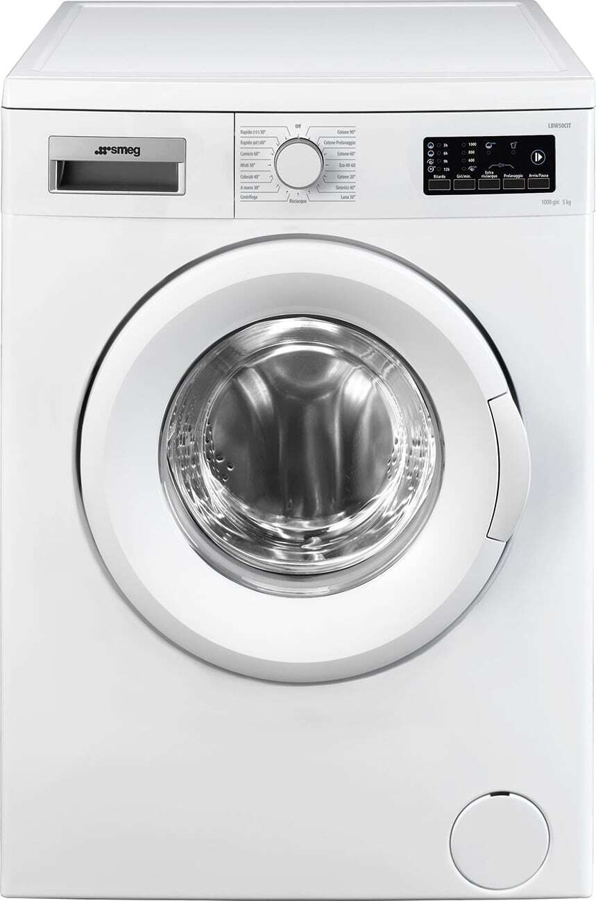 Lavatrice Slim 5 Kg Cl D Profondità 40 cm Centrifuga 1000 giri LBW50CIT Smeg