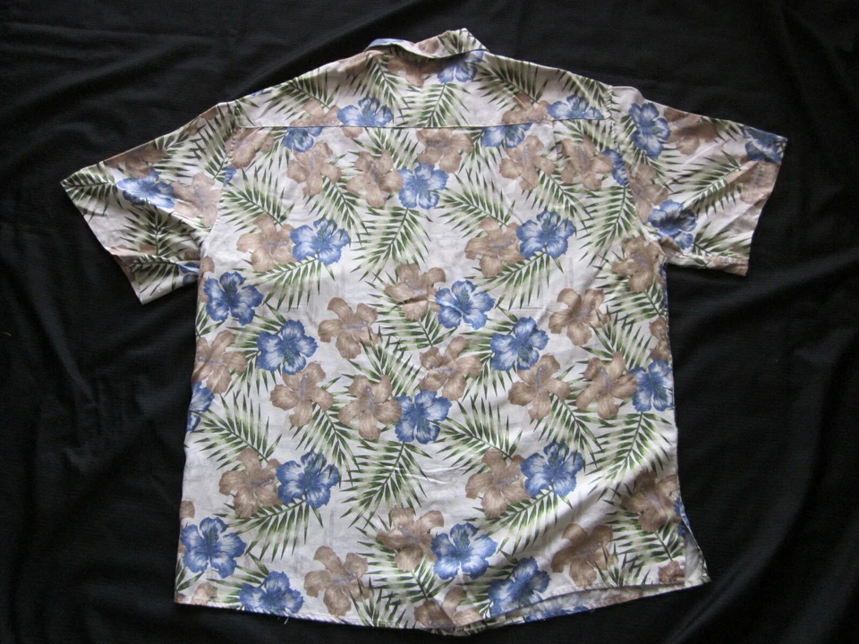 JOS masculino. A. Camisa BANK Seda S/S Aloha Flora Off White Multi Flora Havaiana G - Imagem 4 de 4