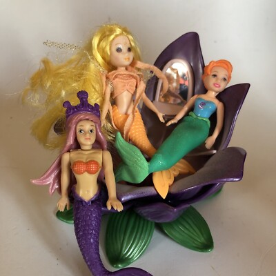 Barbie Fairytopia 1Petal Pixies Mermaids Doll 2004  Bella & 2 Other Mermaids