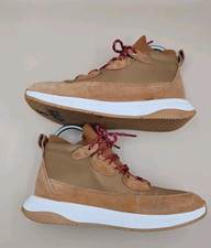 NEW Nurture Response Elias Mixed Platform Hightop Sneakers 8M Tan