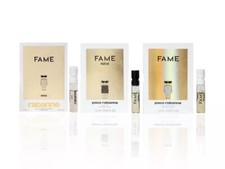 Paco Rabanne FAME EDP Eau de Parfum Intense .05 Oz / 1.5mL each 3-Pc Sample Set