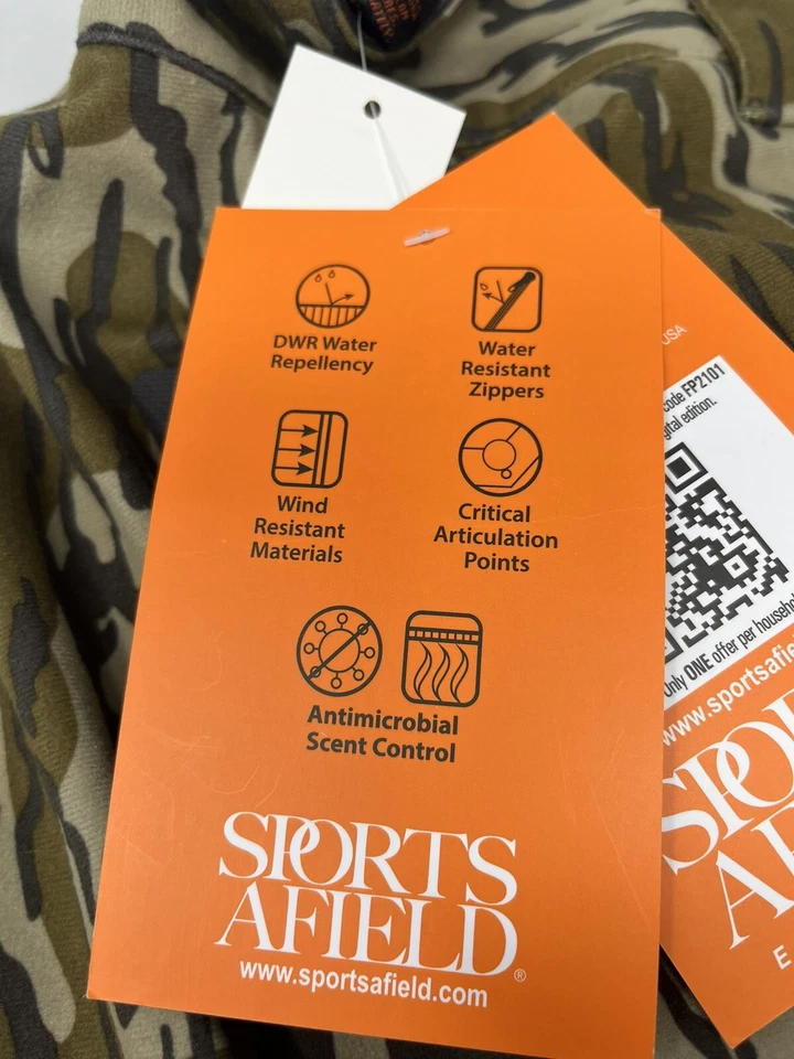 Sports Afield Mossy Oak Series Mid-Weight Hunting Pant 2XL camouflage NWT Hunt - Image 3 of 4