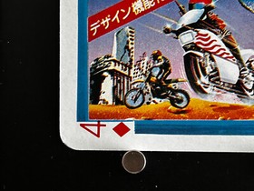 Mach Rider NES Game Parody Playing Card Computer Cassette Japanese Retro D4