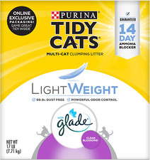Low Dust, Multi Cat, Clumping Cat Litter, Lightweight Glade Cle