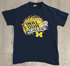 2013 University of Michigan Final Four Tshirt Size Medium Go Big Blue Wolverines