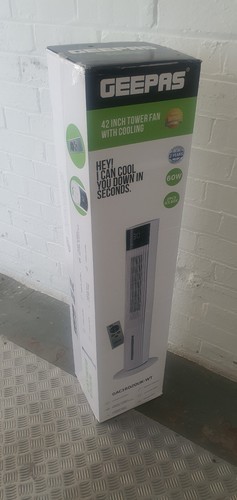 Geepas 42-inch Air Cooler Tower Fan With Remote Control, DigitalTouchDisplay |UK - Picture 9 of 12