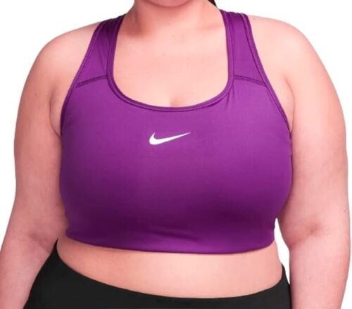 Nike Women's Plus Medium Support Training Sports Bra Size 3X MSRP $30 DN4221-528 - Afbeelding 1 van 7