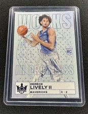 2023-24 Panini Court Kings - Works in Progress Ruby #30 Dereck Lively /149 (RC)