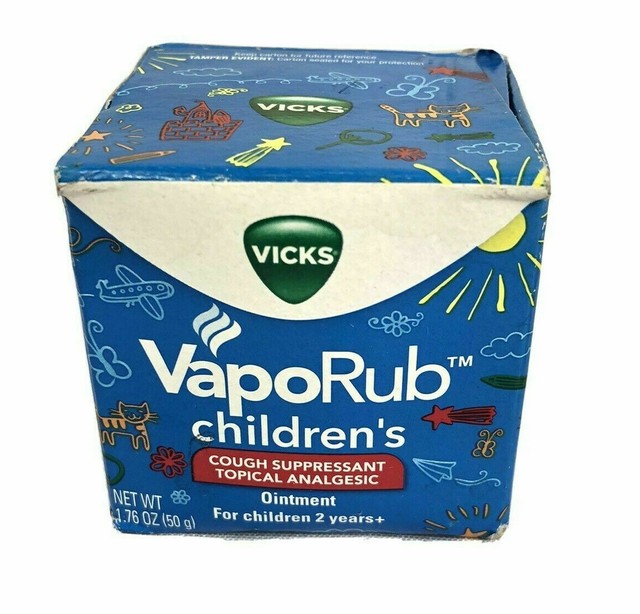 VICKS VapoRub Children’s Ointment Cough Suppressant Topical Analgesic