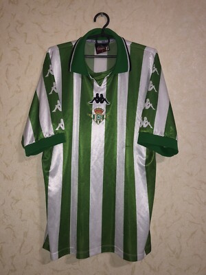 Rare Real Betis 1999-2000 Home Football Jersey Size L Mens Kappa