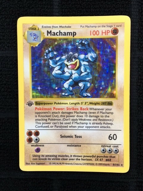 Pokemon Cards 1st edition Machamp - Holographic | eBay Pokemon Cards 1st edition Machamp - Holographic | eBay