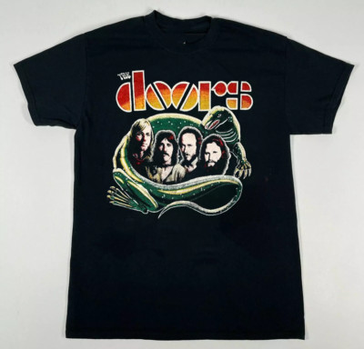Licensed The Doors T Shirt BLACK ALL Size S-5XL MEN COTTON