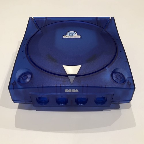 Replacement Translucent Case Shell for SEGA Dreamcast Transparent Crystal Blue - Afbeelding 7 van 8