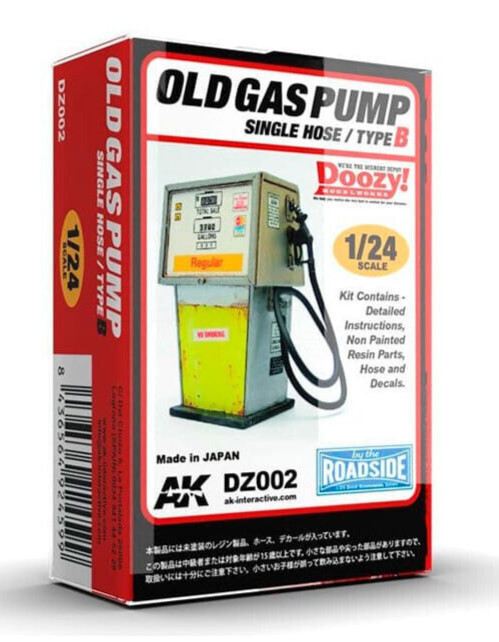 Doozy 1/24 GAS PUMP Old Style Hose Type B Resin Model kit (1)