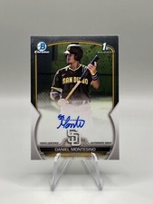 2023 Bowman #CPA-DM Daniel Montesino Bowman Chrome 1st Auto San Diego Padres