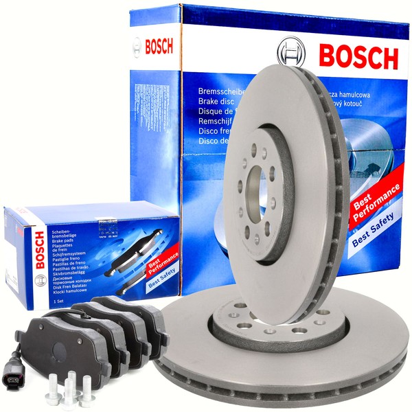 2X Bosch Bremsscheiben 288Mm BeläGe Wako Vorne FüR Ibiza Fabia Praktik VW Polo-image