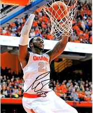 RAKEEM CHRISTMAS Auto Autograph Signed photo 8x10 Syracuse Orange Orangemen