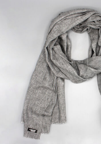 Dark Grey Soft Cashmere Shawl - Picture 6 of 6