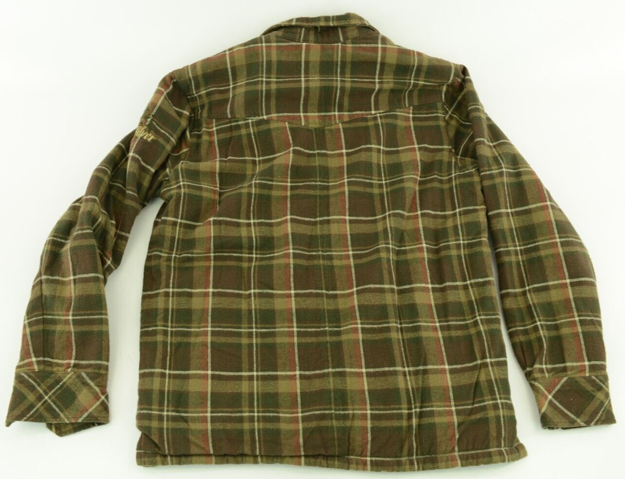 Quicksilver Large Plaid Button Up Heavy Jacket W/… - image 6
